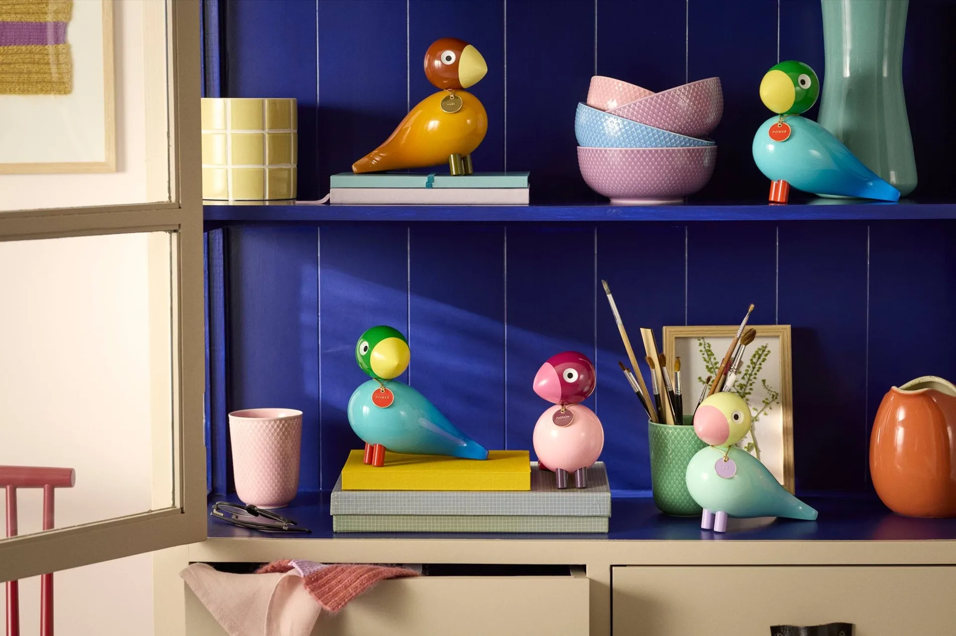 Story bird, Blau Kay Bojesen Denmark