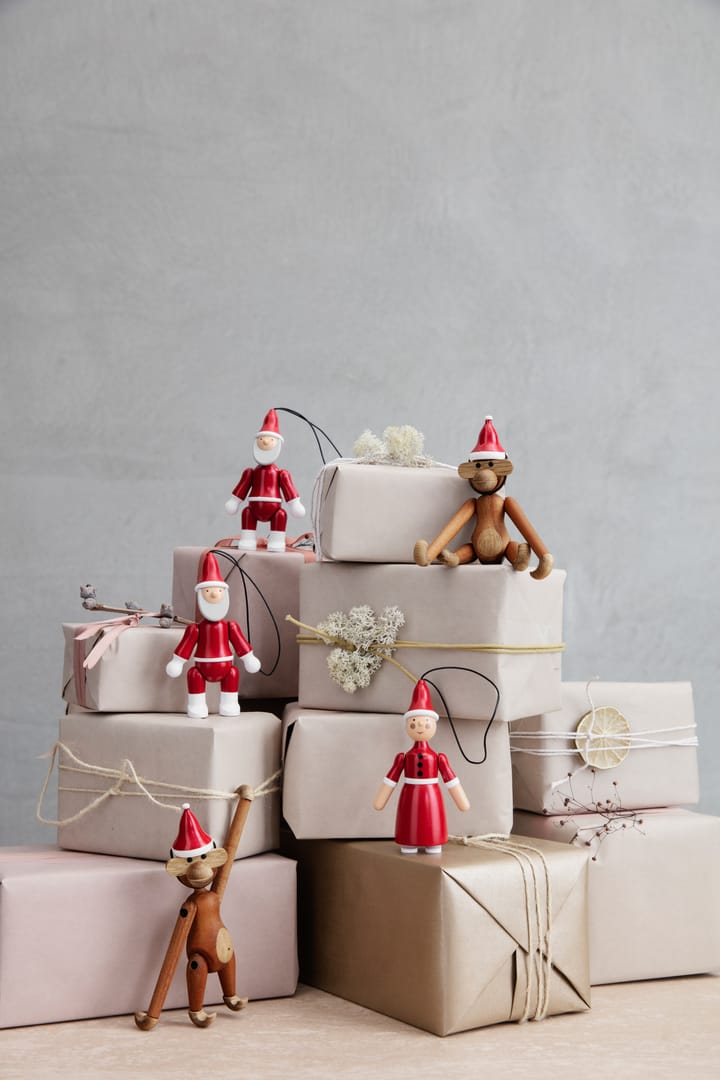 Weihnachtsmann und Weihnachtsfrau 10 cm, Rot Kay Bojesen Denmark