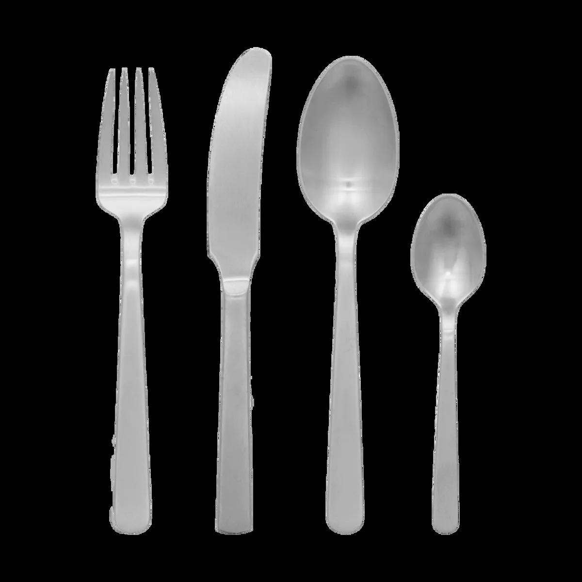 Kay Bojesen Grand Prix Besteckset 16 Teile Matte steel