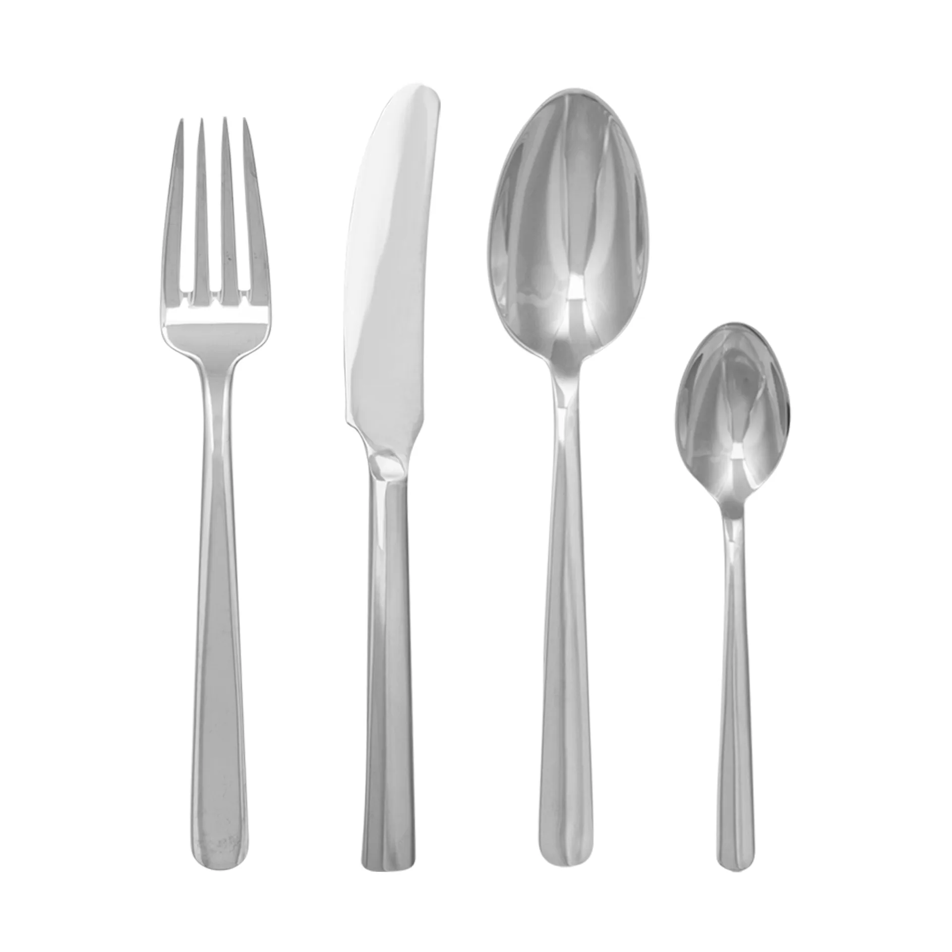 Grand Prix Besteckset 24 Teile, Polished steel Kay Bojesen