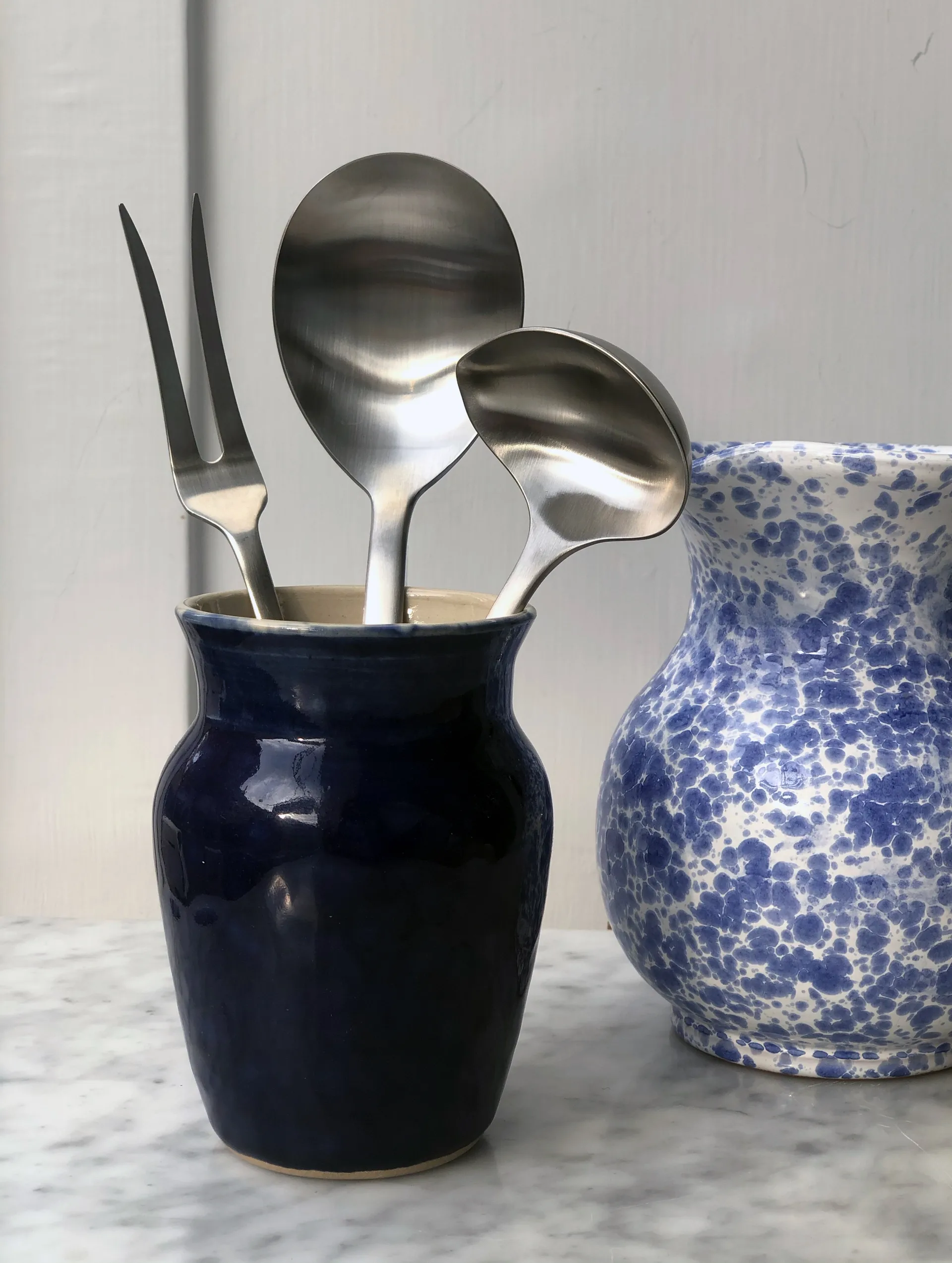 Grand Prix Servierset 3 Teile, Polished steel Kay Bojesen