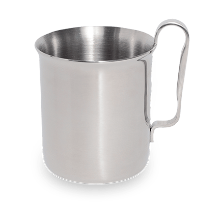 Kay Bojesen Tasse Stahl - Polished steel - Kay Bojesen