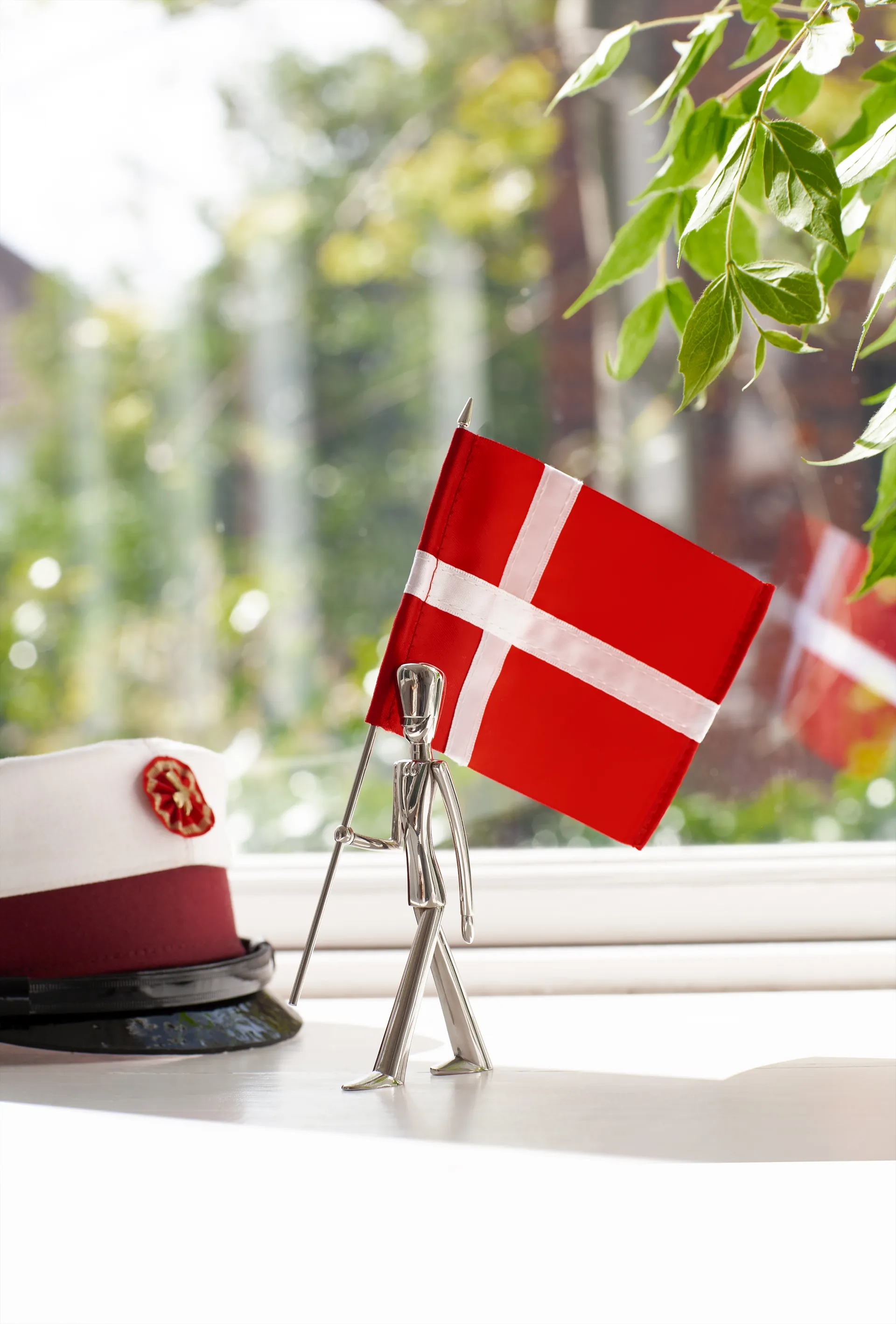 Royal Guard Fahnenträgerfigur 18cm, Polished steel Kay Bojesen