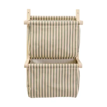 Beutelleiste gestreift - Grün, 40x19x60 cm - Kid's Concept
