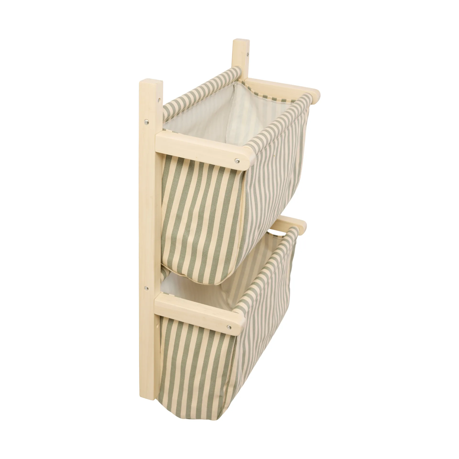 Beutelleiste gestreift, Grün, 40x19x60 cm Kid's Concept