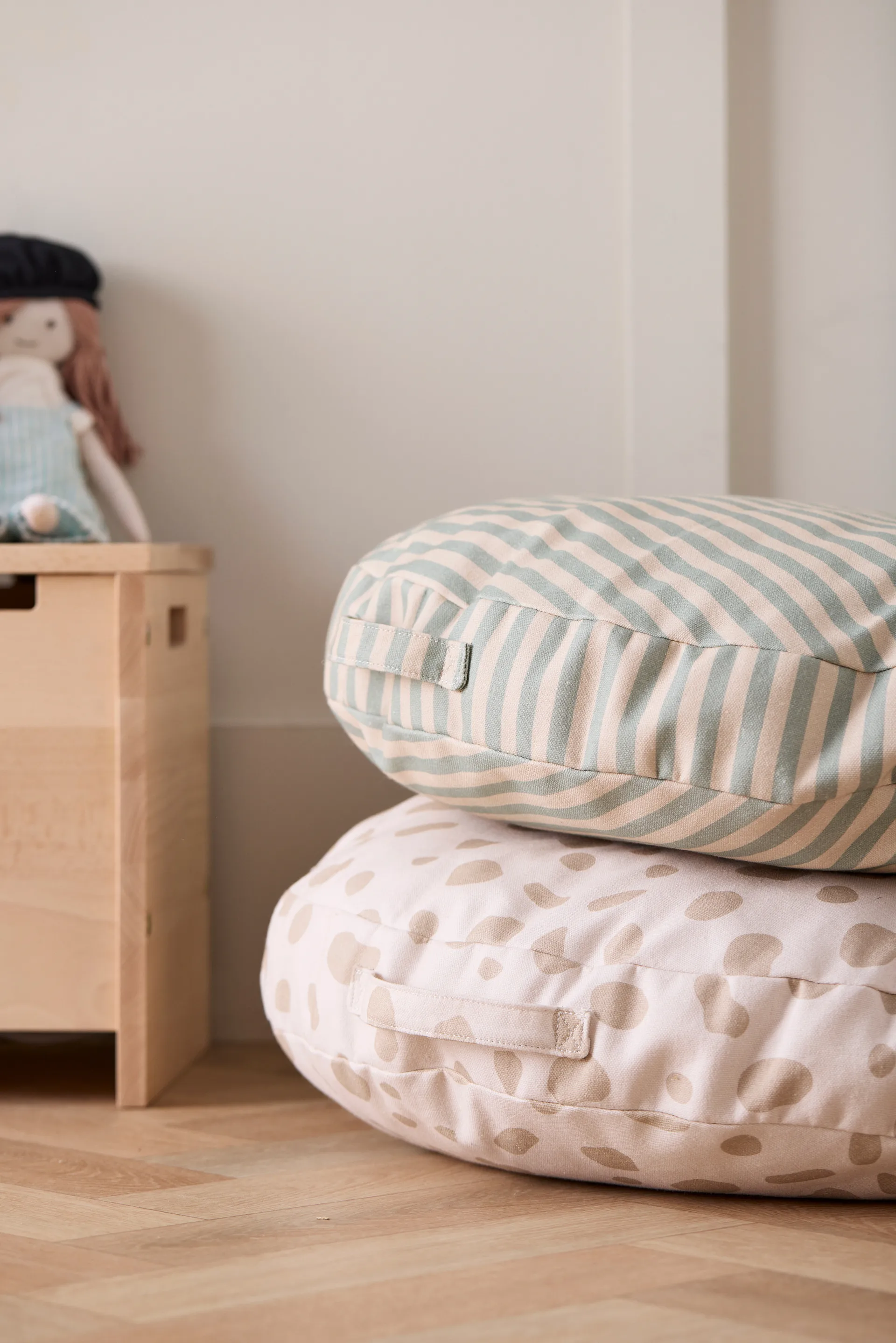 Kid's Base Bodenkissen Ø60 cm, Rand Kid's Concept