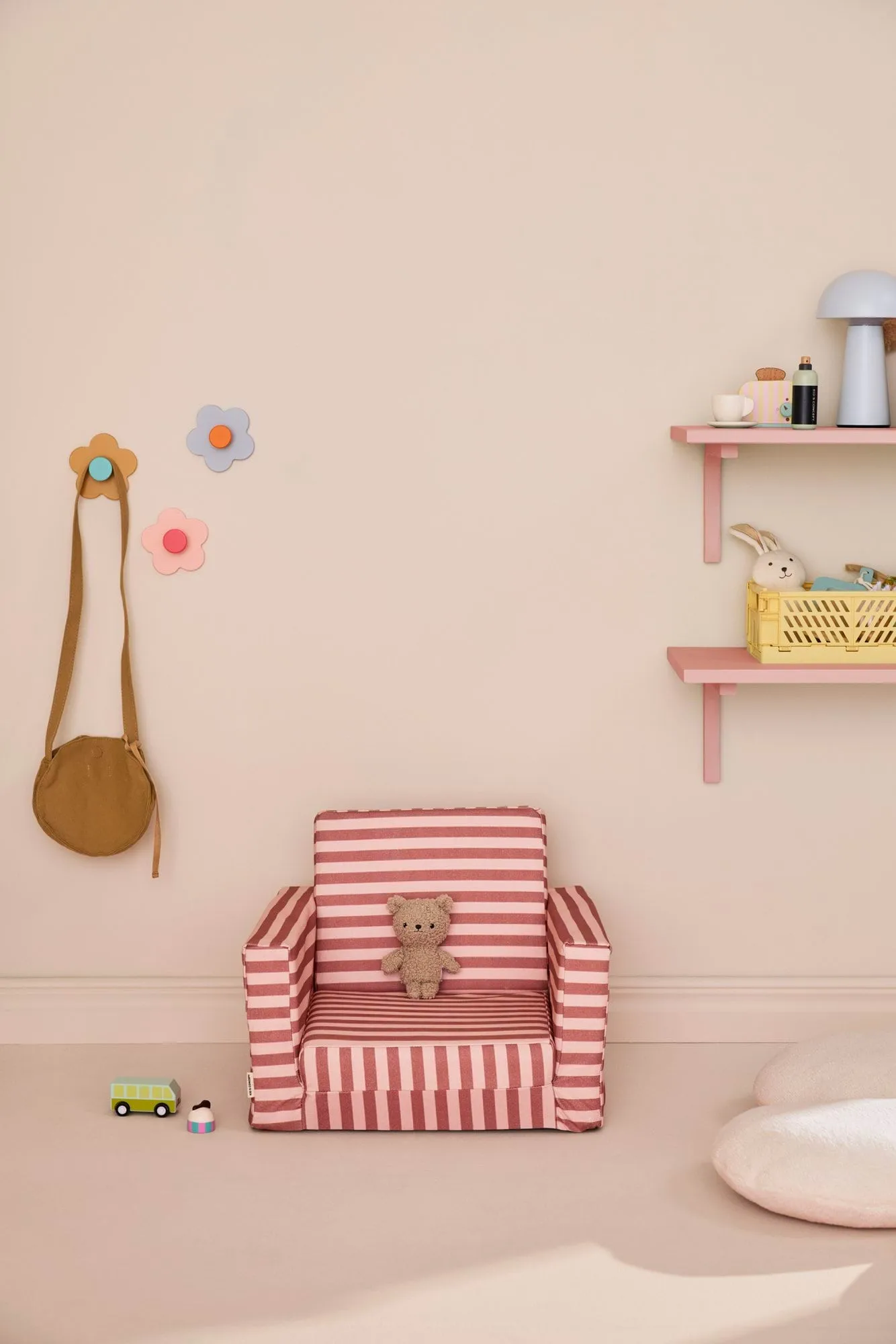 Kid's Base Klappsessel, Braunrosa Kid's Concept