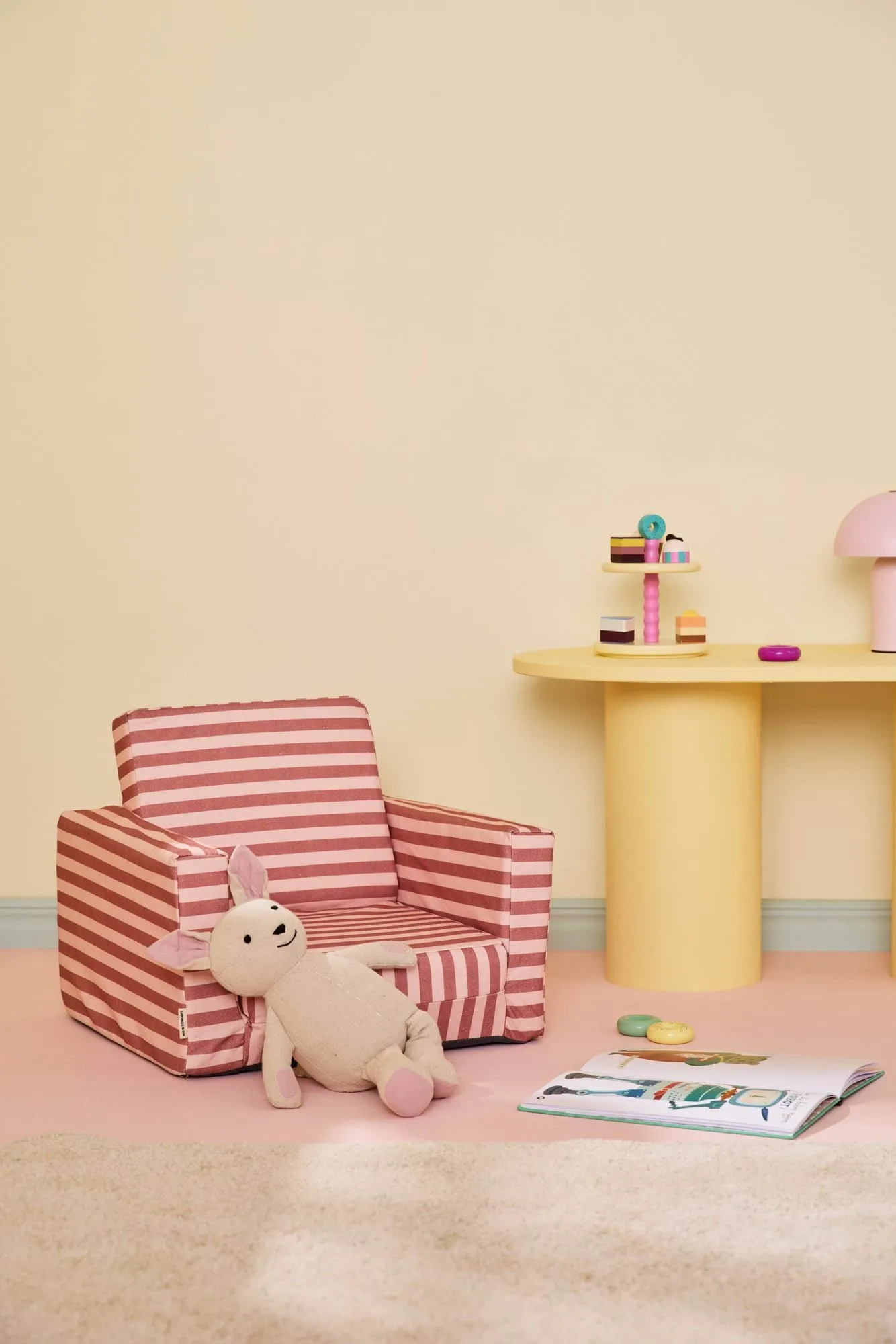Kid's Base Klappsessel, Braunrosa Kid's Concept