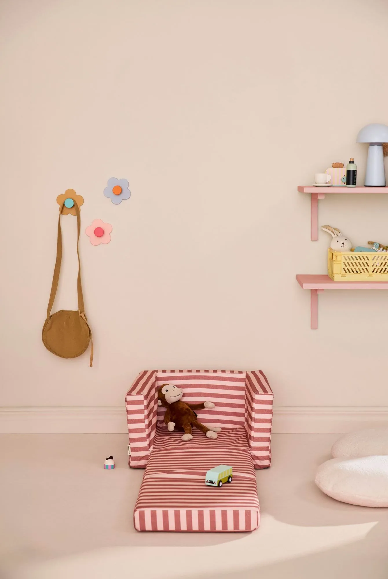 Kid's Base Klappsessel, Braunrosa Kid's Concept