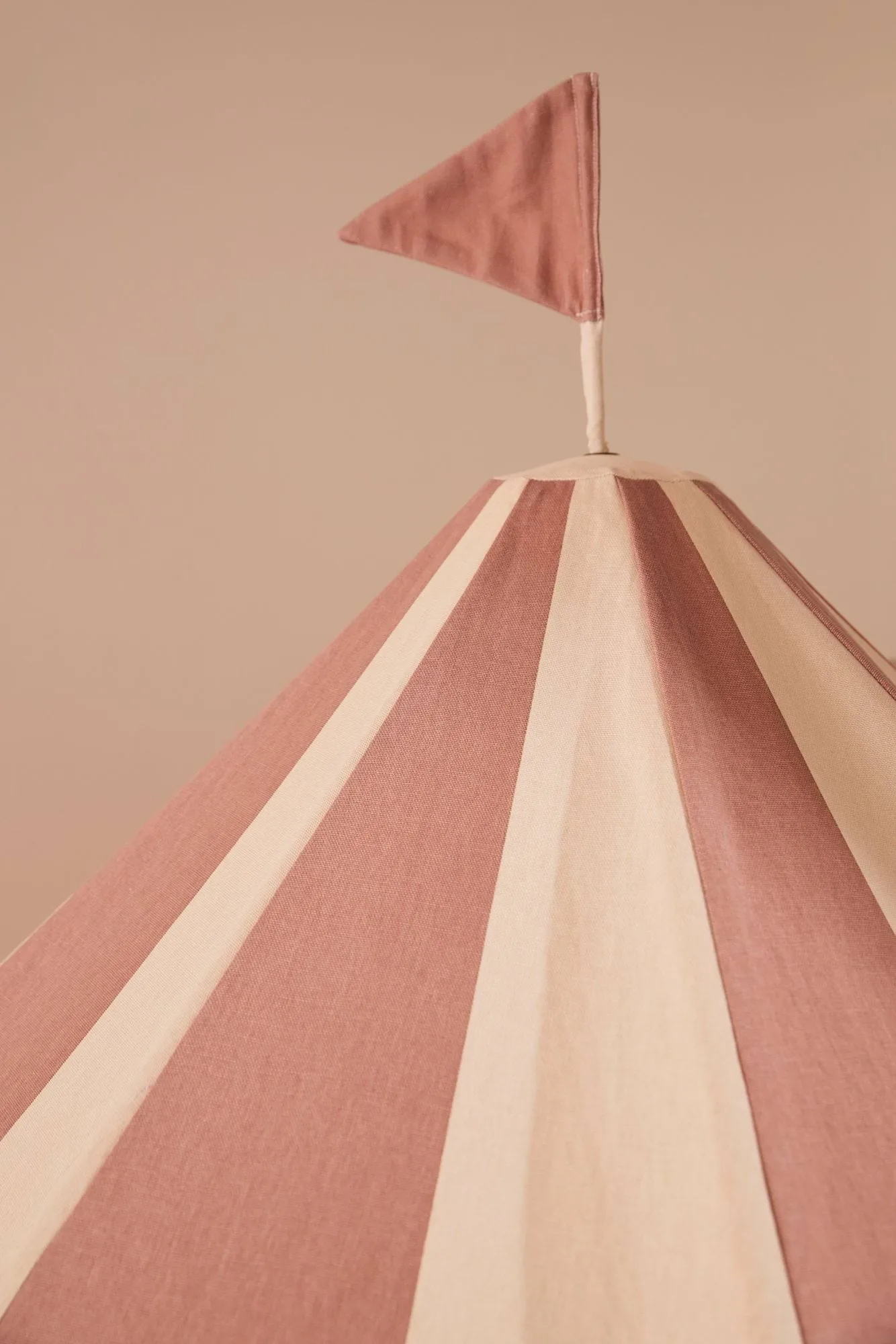 Kid's Base Pavillon-Zelt, Streifen Braun Kid's Concept