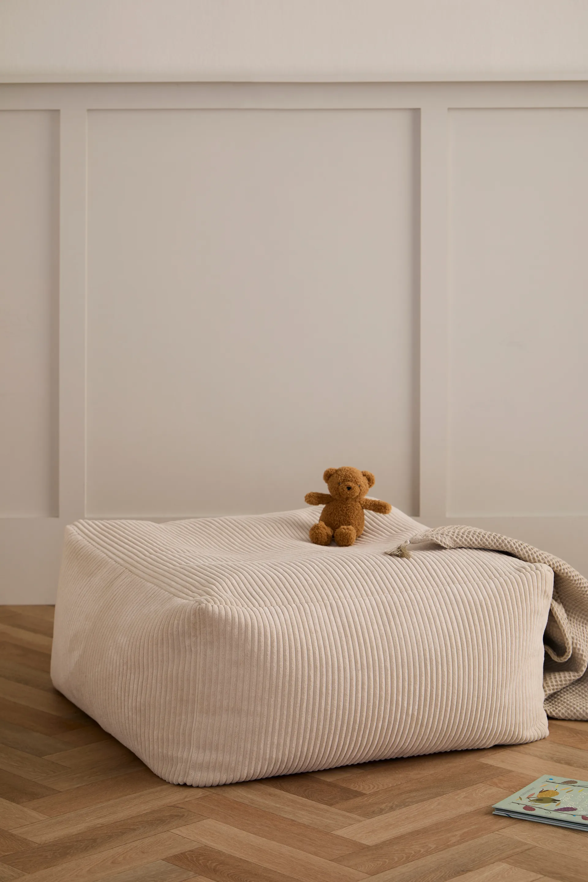 Kid's Base Sitzkissen 85x85x34 cm, Naturweiß Kid's Concept