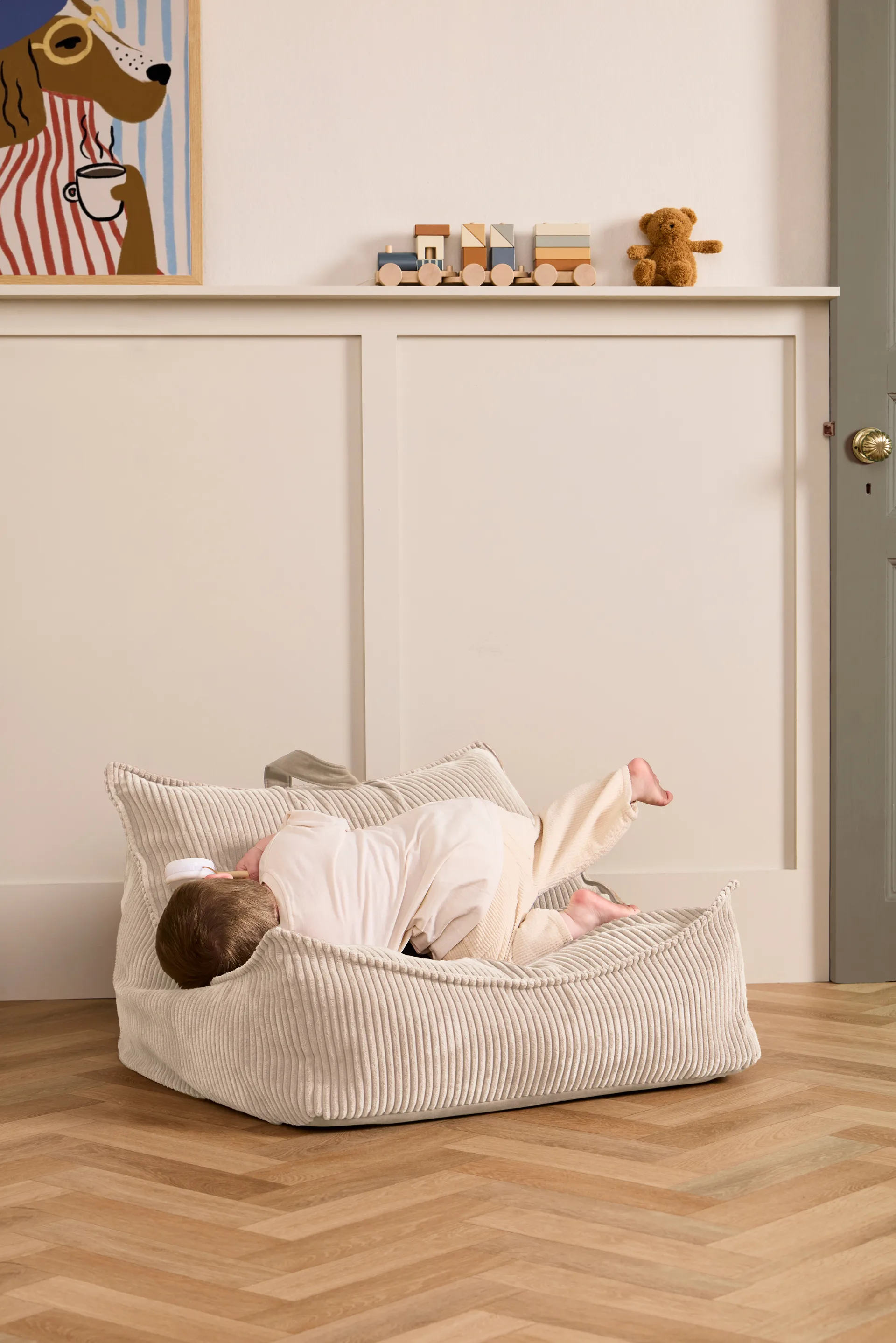 Kid's Base Sitzsack, Naturweiß Kid's Concept