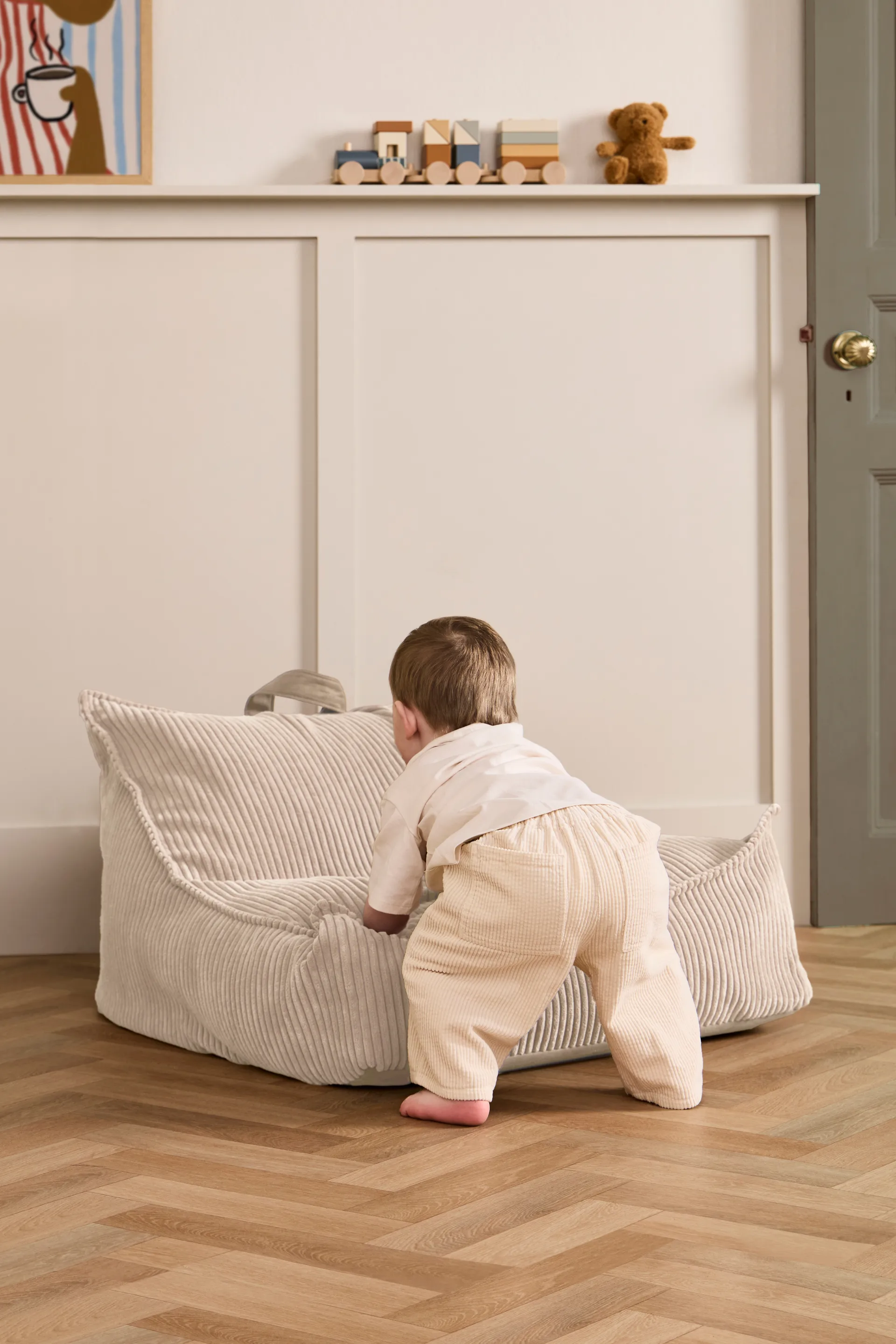 Kid's Base Sitzsack, Naturweiß Kid's Concept