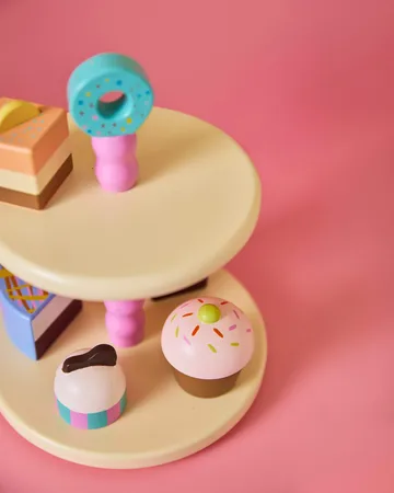 Kid's Concept Kuchenplatte mit Keksen - 9-teilig - Kid's Concept