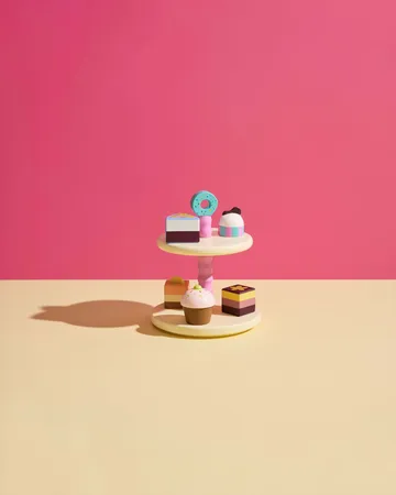 Kid's Concept Kuchenplatte mit Keksen - 9-teilig - Kid's Concept