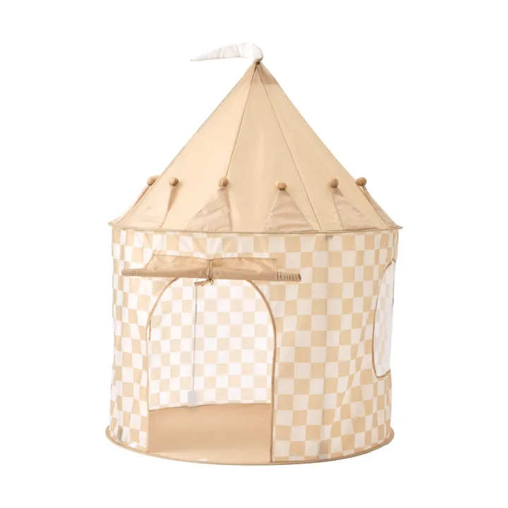 Kid's Concept Zelt kariert - Gelb - Kid's Concept