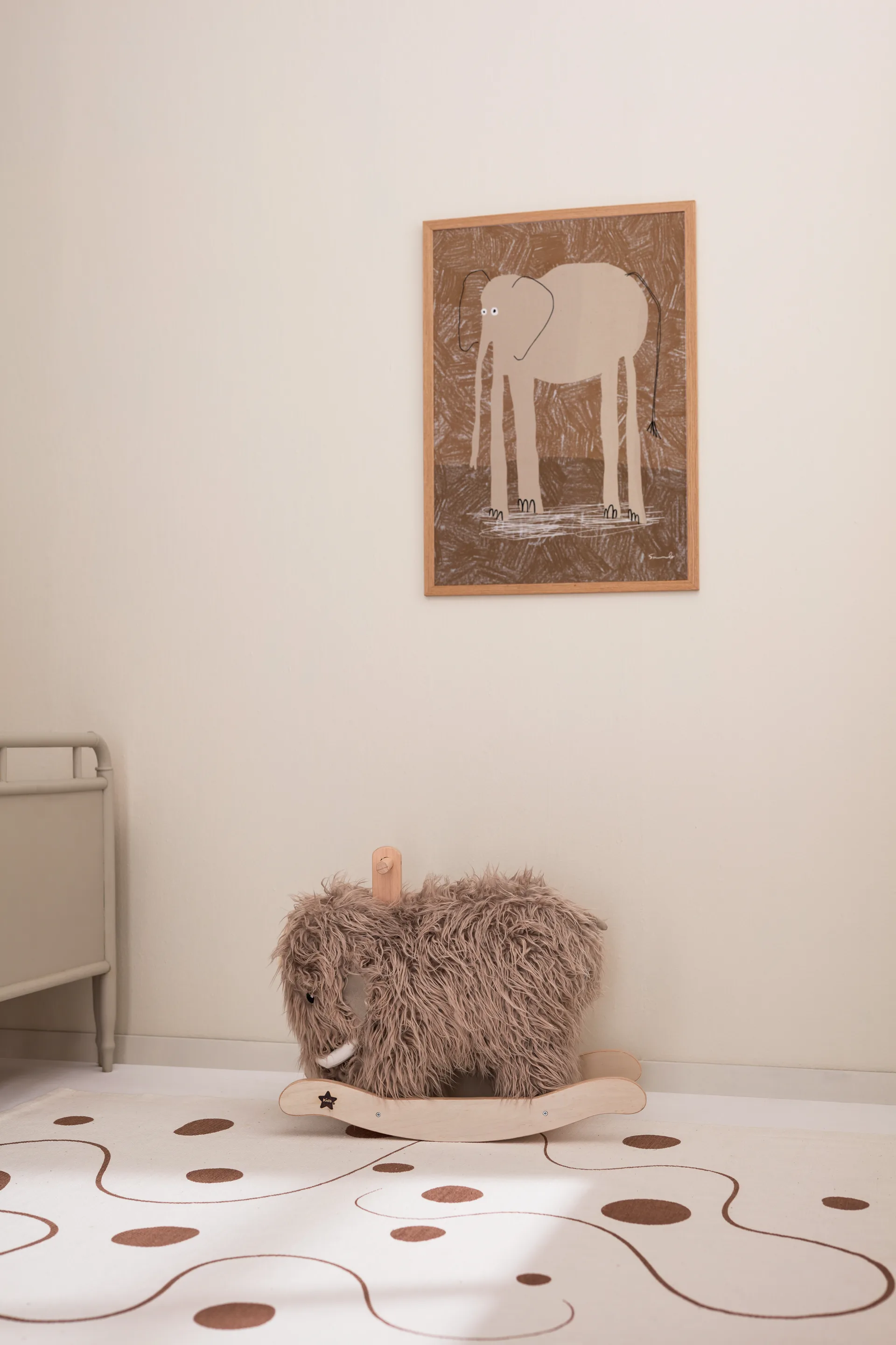 Neo Schaukelpferd Mammut, Grau Kid's Concept