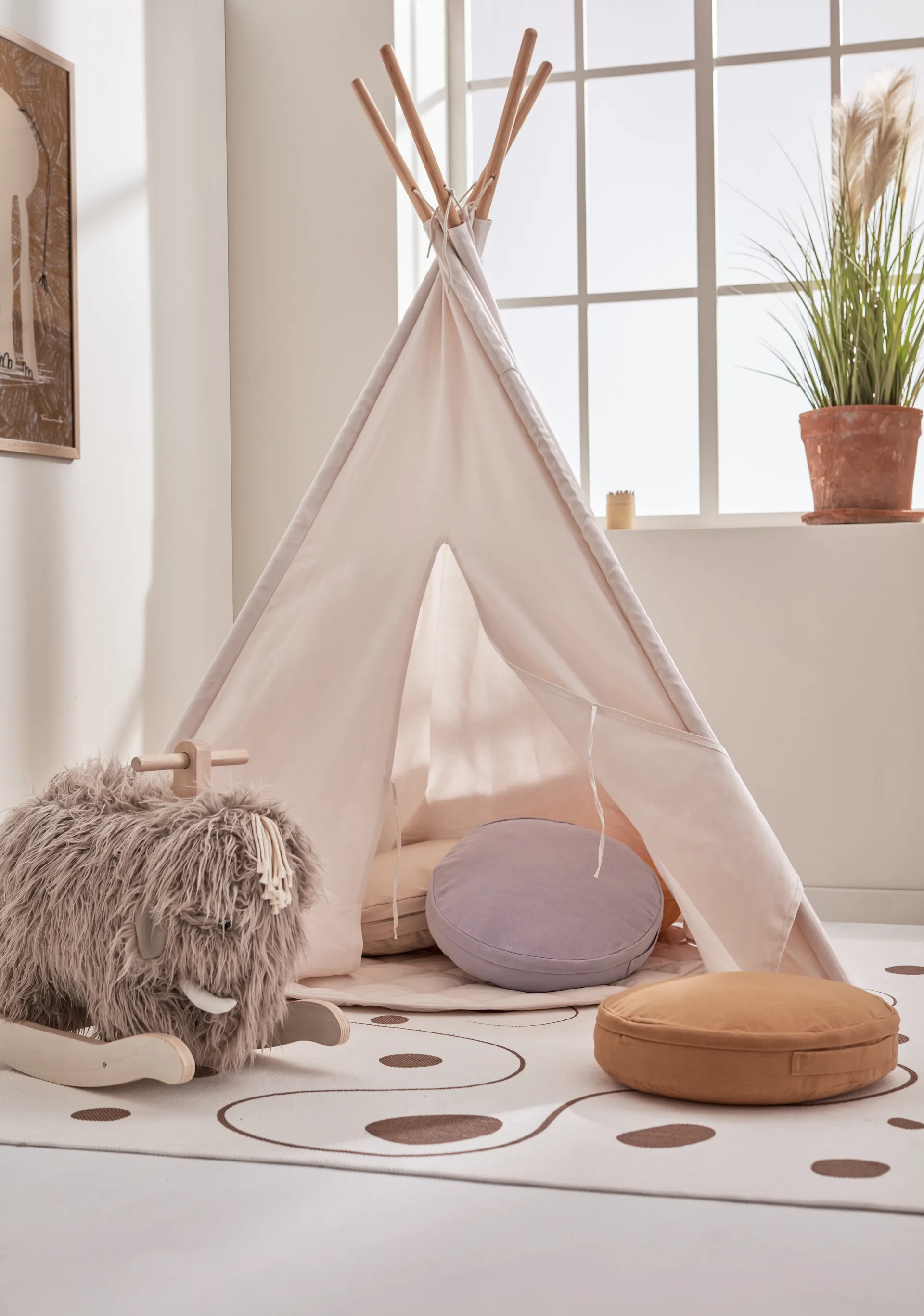 Neo Schaukelpferd Mammut, Grau Kid's Concept