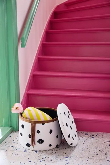 Pippi Bonbonkissen - Rosa, 53x16 cm - Kid's Concept