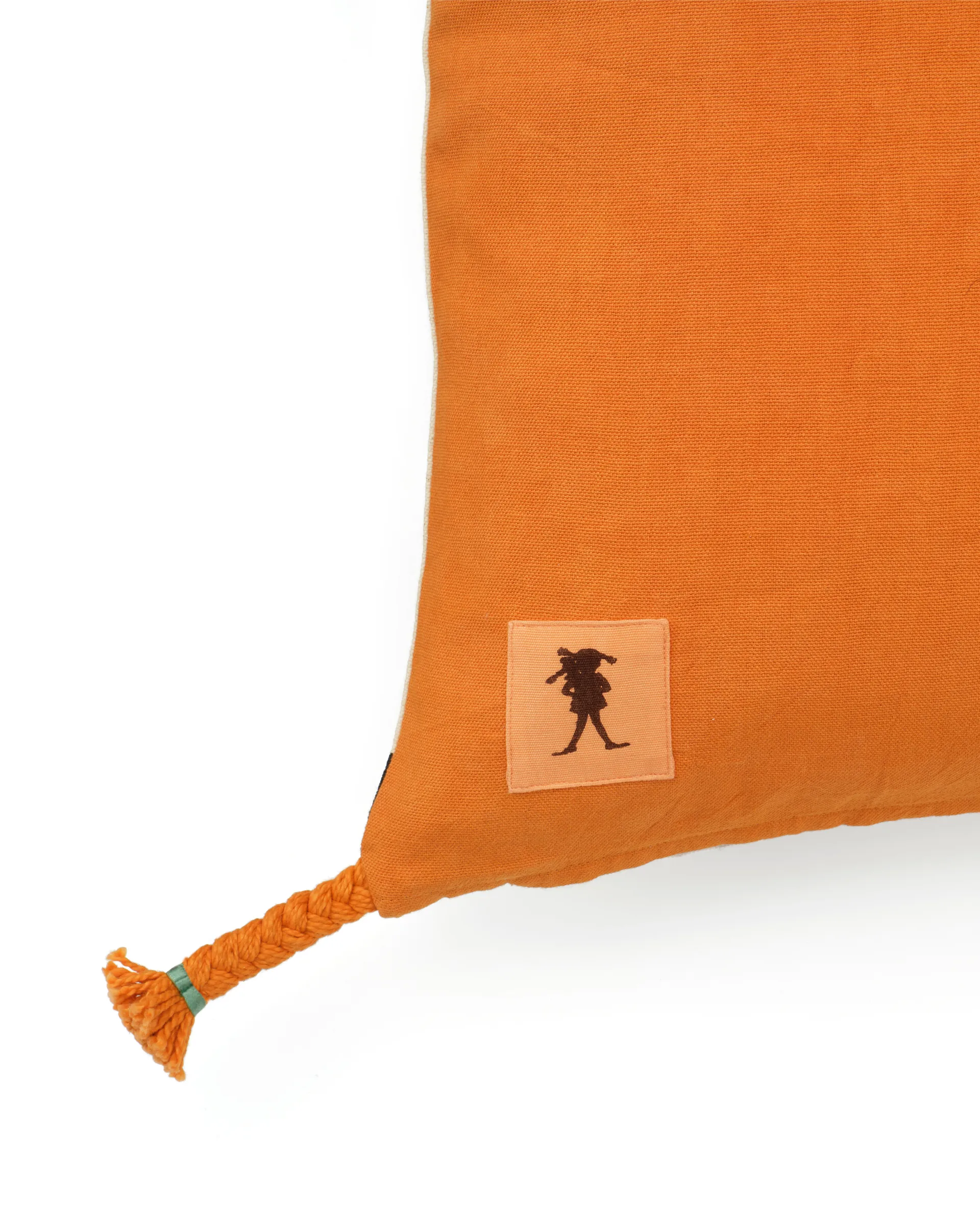 Pippi Kissenbezug 50x50 cm, Weiß-orange Kid's Concept