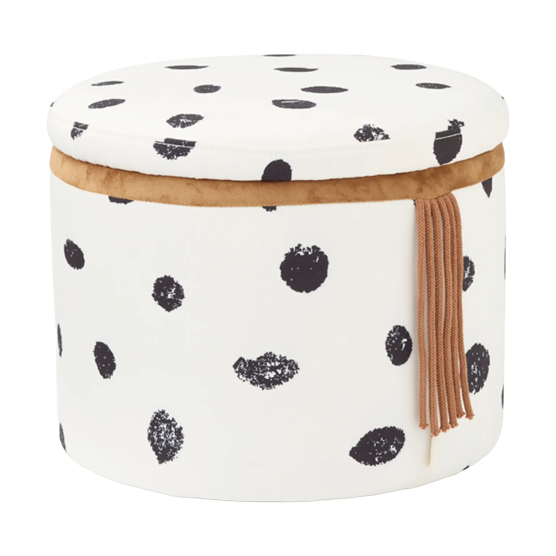 Pippi Pouf mit Aufbewahrung Ø40×30,5 cm, Multi Kid's Concept