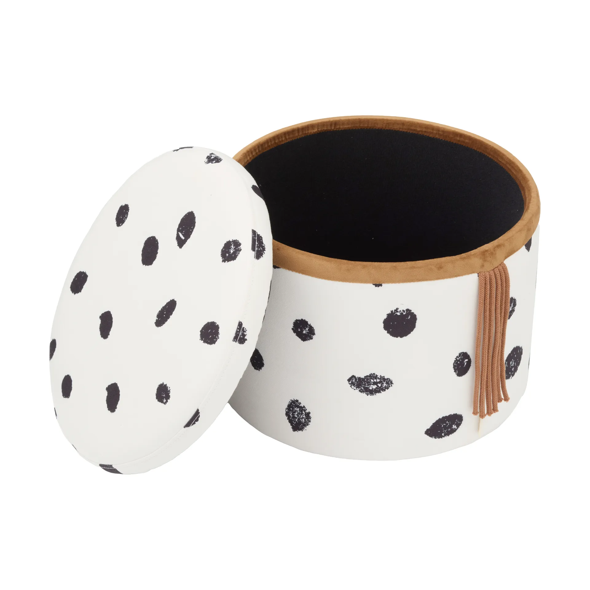 Pippi Pouf mit Aufbewahrung Ø40×30,5 cm, Multi Kid's Concept