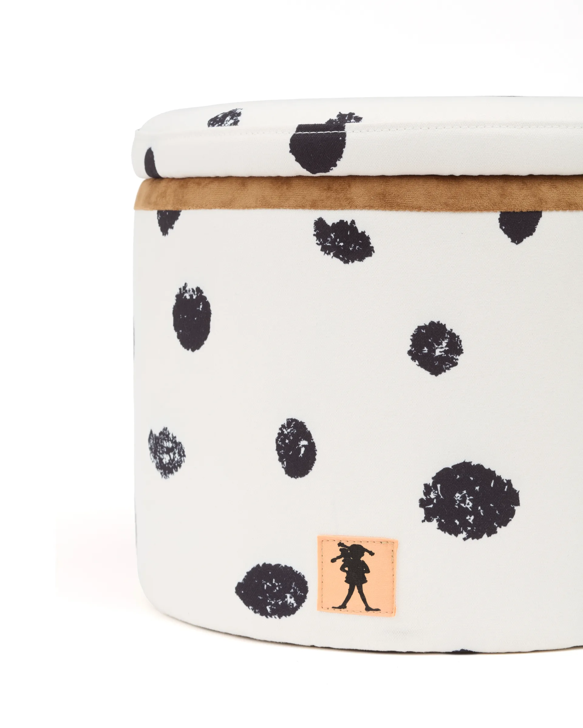 Pippi Pouf mit Aufbewahrung Ø40×30,5 cm, Multi Kid's Concept