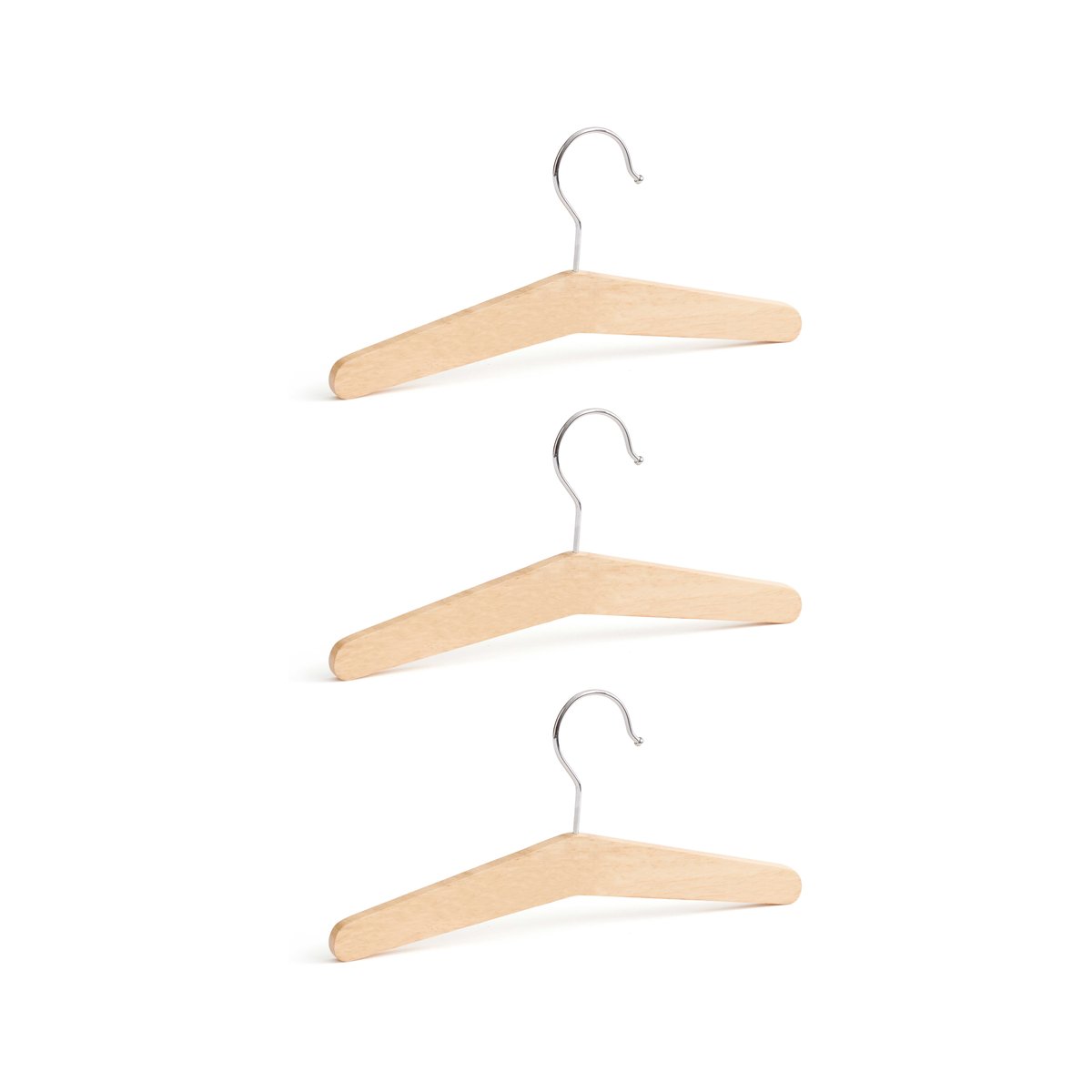 Kid"s Concept Saga blonde Kleiderbügel 3er-Pack Buche