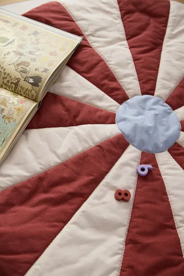 Zirkus Spielmatte - Rot, Ø112x2 cm - Kid's Concept