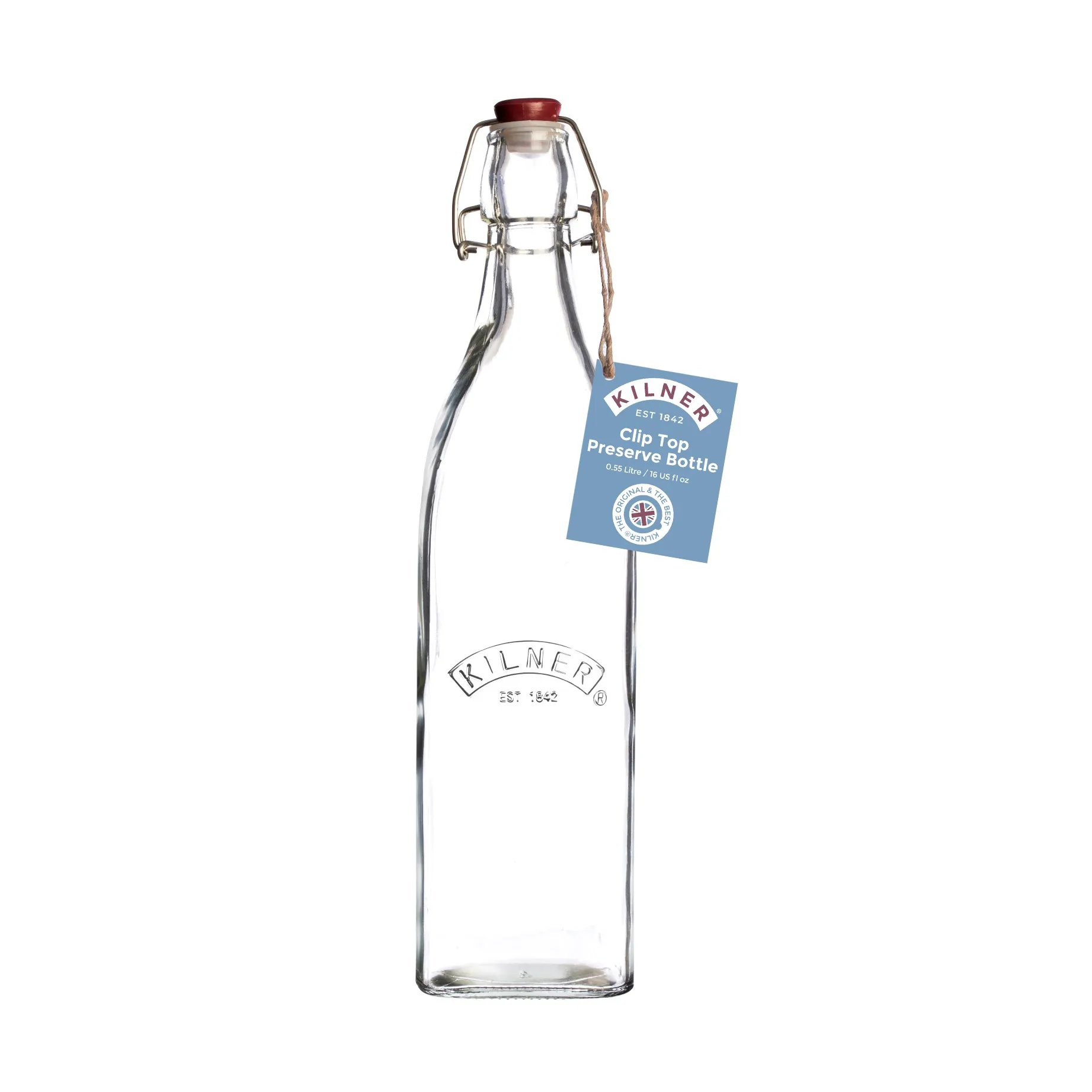 Kilner Bügelflasche, Klar, 0,55 l Kilner