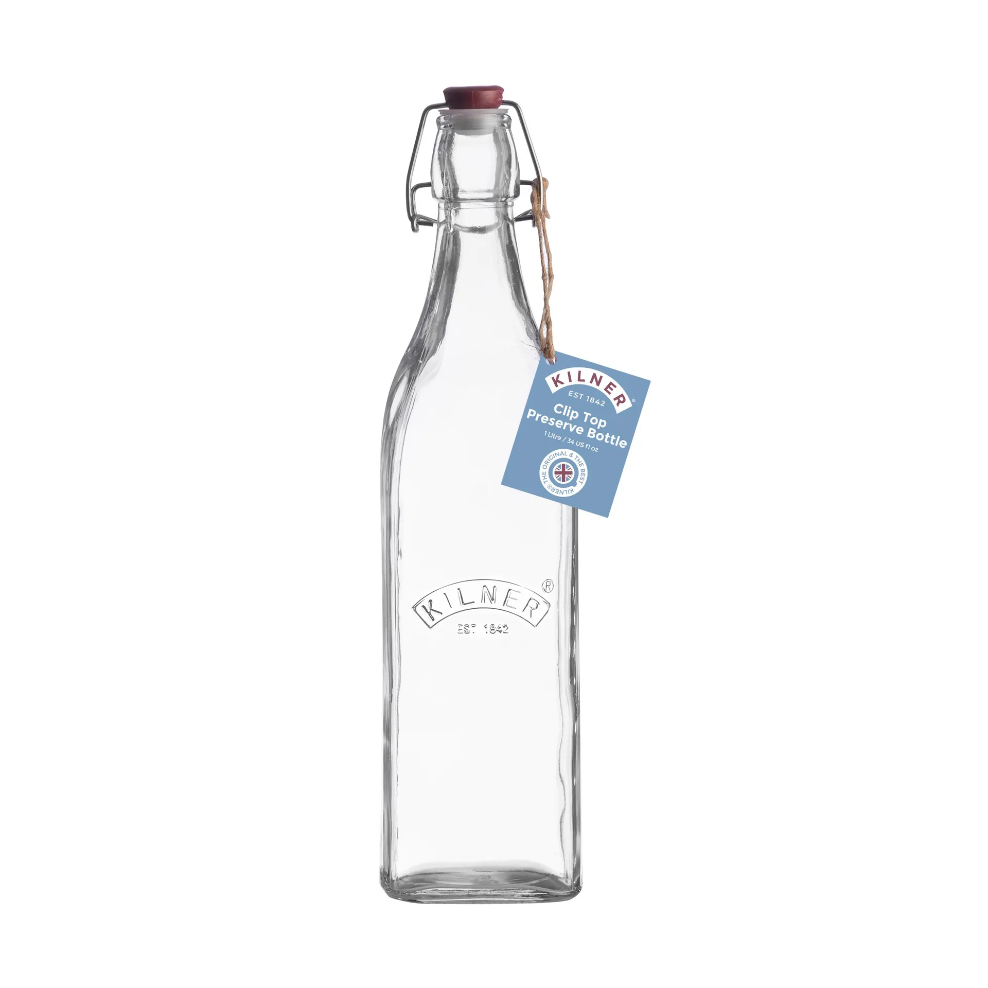 Kilner Bügelflasche, Klar, 1 l Kilner