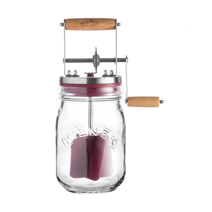 Kilner Butterfass - Klar-rot, 1 L - Kilner
