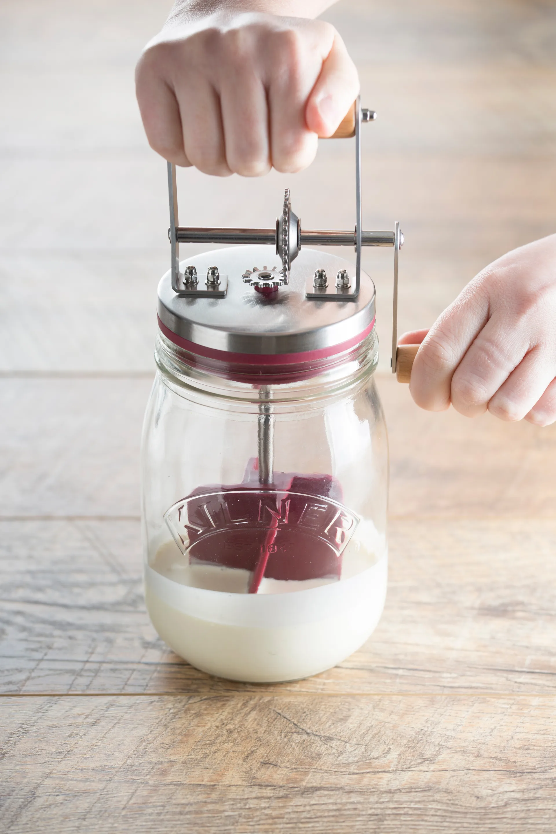 Kilner Butterfass, Klar-rot, 1 L Kilner