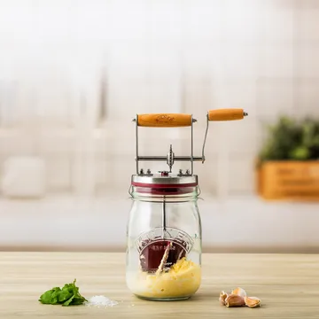 Kilner Butterfass - Klar-rot, 1 L - Kilner