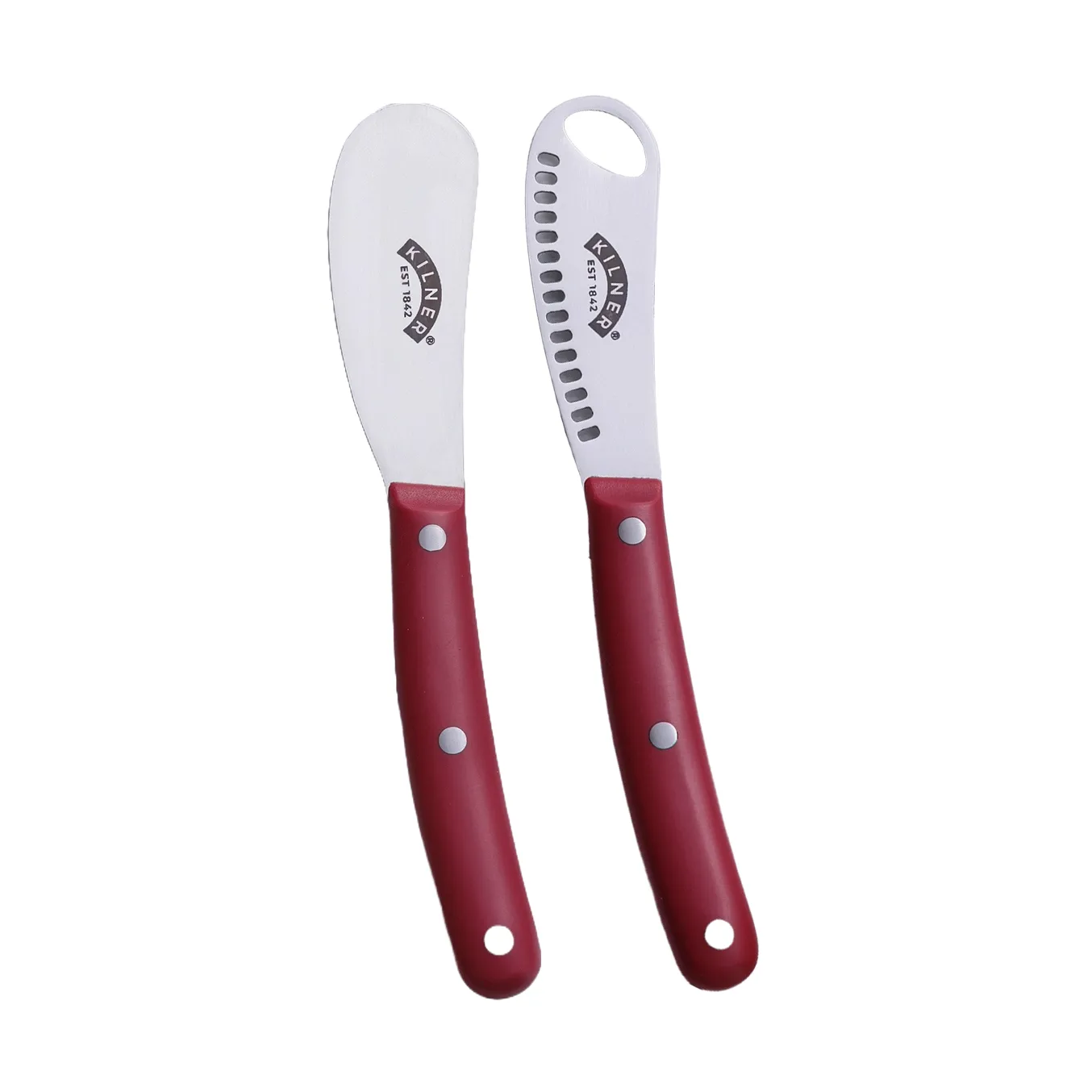 Kilner Buttermesser Set, Rot-Edelstahl Kilner