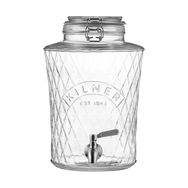 Kilner DIAMANT Getränkespender mit Zapfhahn - Klar, 5 L - Kilner