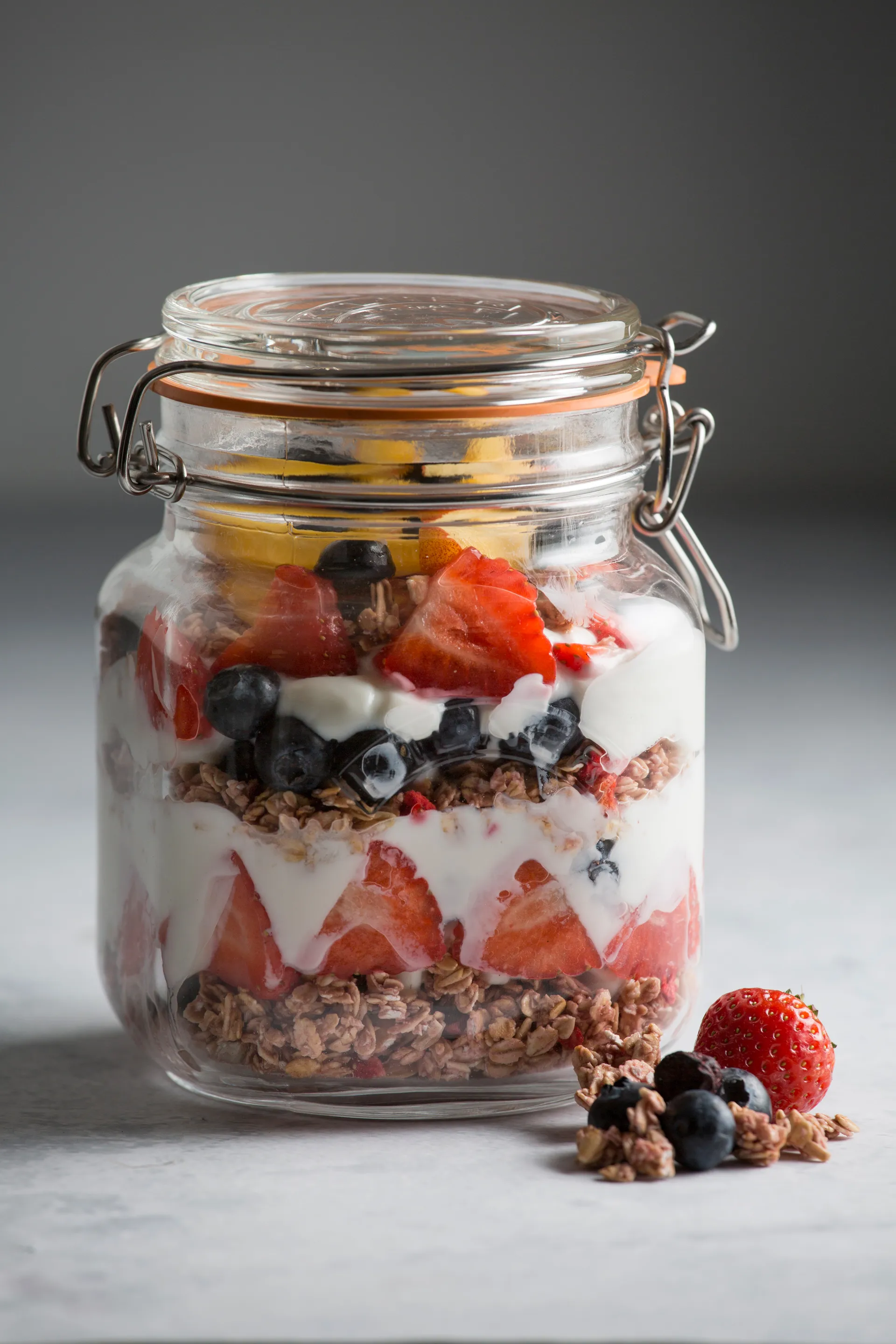 Kilner eckiges Einmachglas mit Drahtbügelverschluss, Klar, 1 l Kilner
