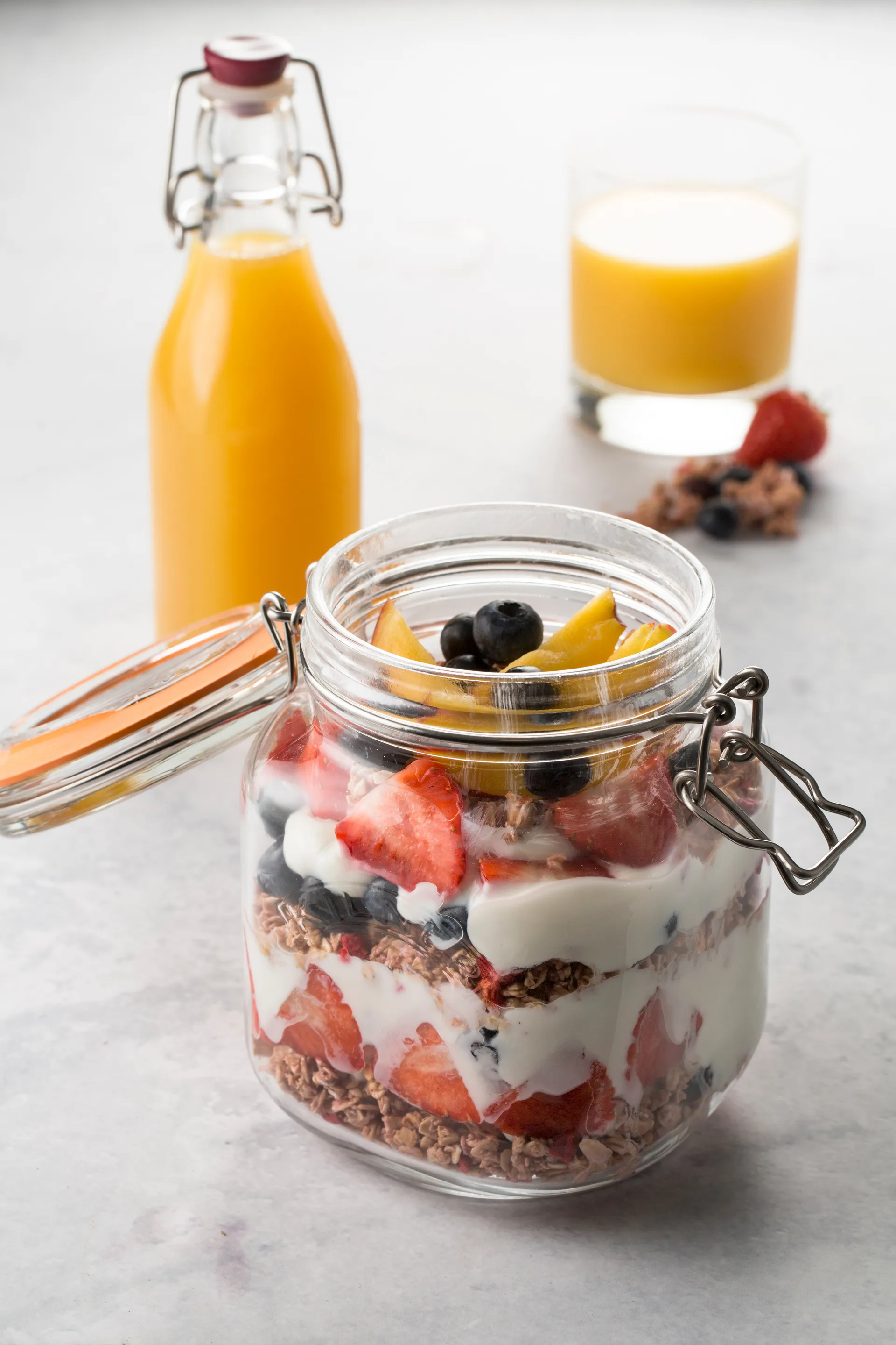 Kilner eckiges Einmachglas mit Drahtbügelverschluss, Klar, 1 l Kilner