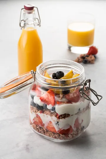 Kilner eckiges Einmachglas mit Drahtbügelverschluss - Klar, 1 l - Kilner