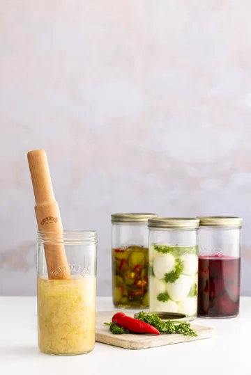 Kilner Fermentationsstößel - Helles Holz - Kilner