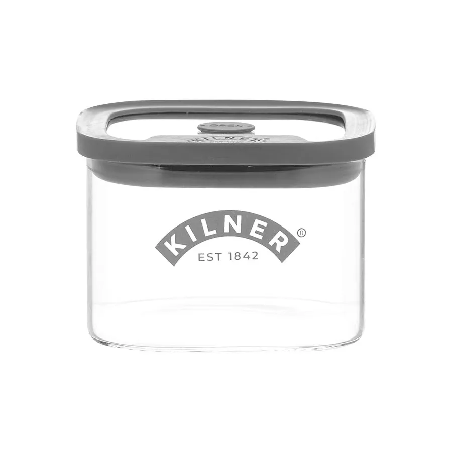 Kilner FRESH Aufbewahrungsdose, Klar-grau, 0,5 l Kilner