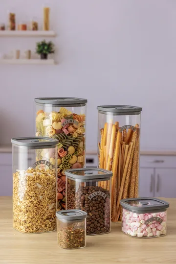 Kilner FRESH Aufbewahrungsdose - Klar-grau, 1 l - Kilner