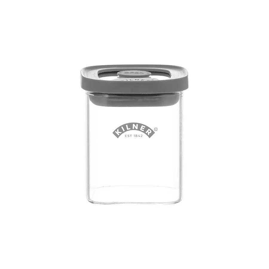 Kilner FRESH Gewürzglas quadratisch, Klar-grau, 160 ml Kilner