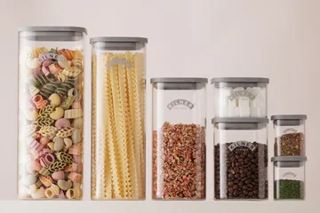 Kilner FRESH Gewürzglas quadratisch - Klar-grau, 160 ml - Kilner