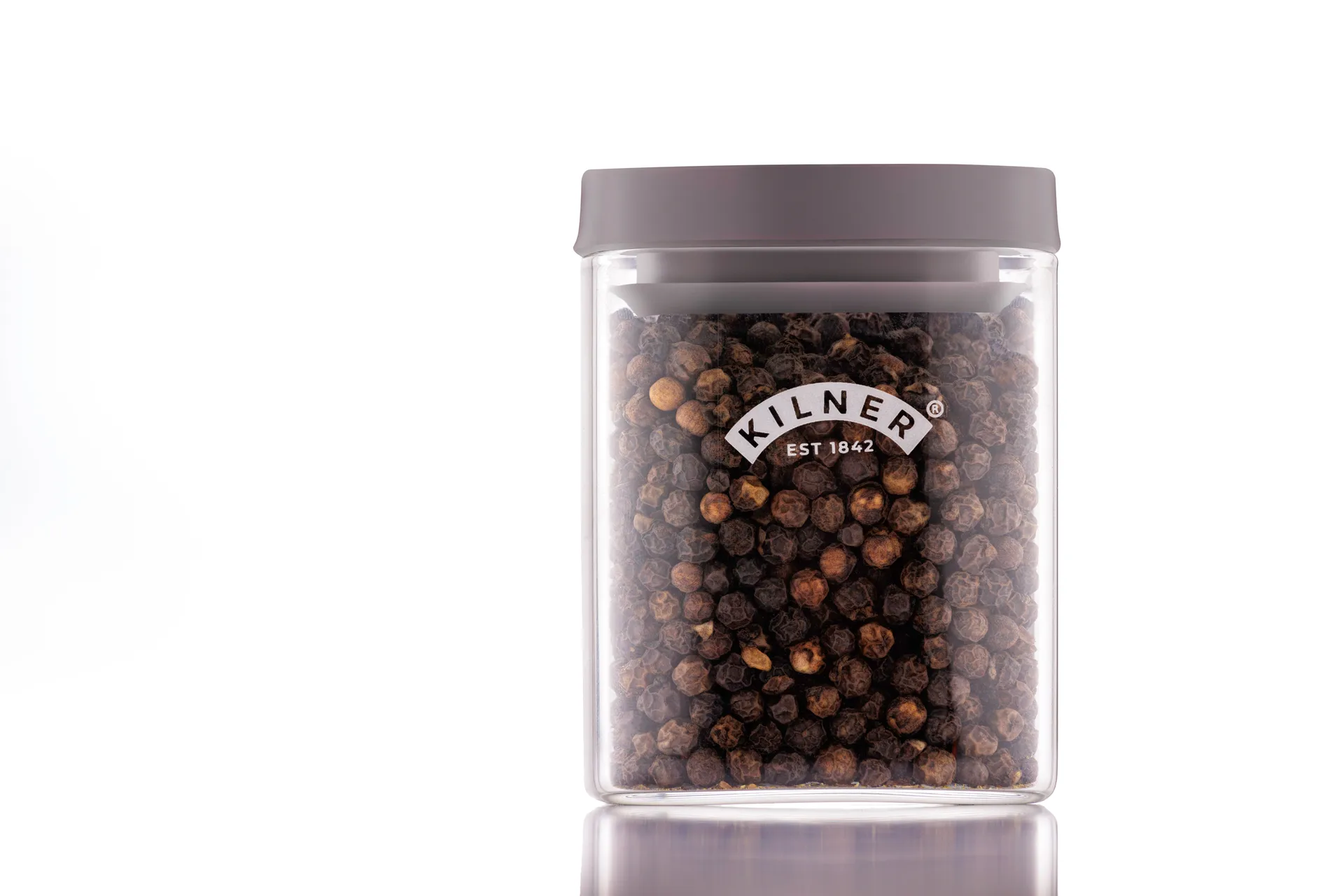 Kilner FRESH Gewürzgläser, Klar-grau, 4-teilig, 160 ml Kilner