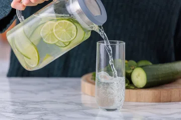 Kilner FRESH Kühlschrankkaraffe - Klar-grau, 1,2 l - Kilner