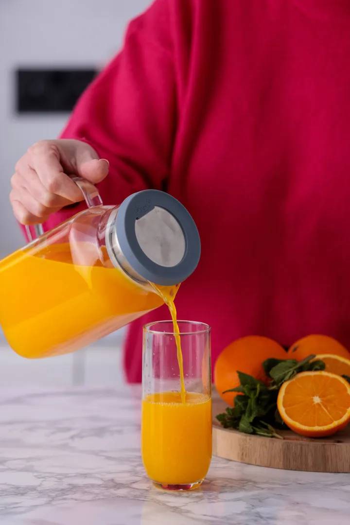 Kilner FRESH Kühlschrankkaraffe, Klar-grau, 1,2 l Kilner