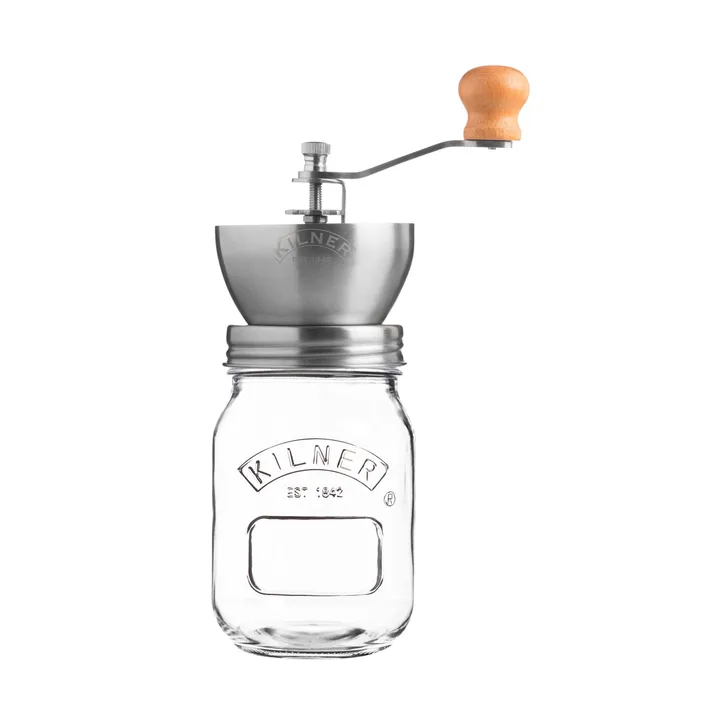 Kilner Kaffeemühle - Klar-Edelstahl, 0,5 l - Kilner