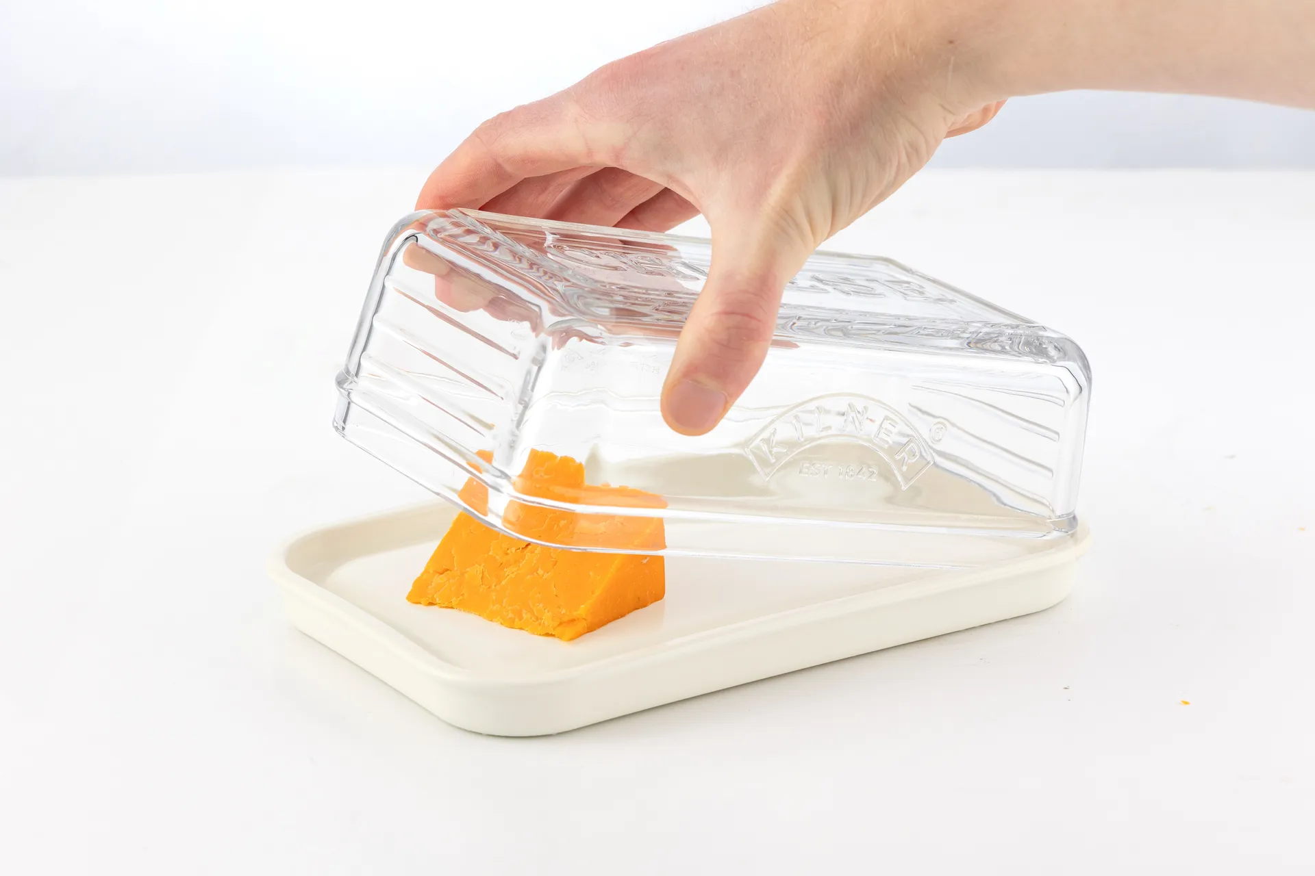 Kilner Käseaufbewahrung, Klar-weiß Kilner