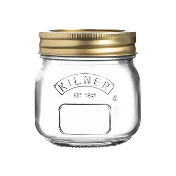 Kilner Konservenglas rund - Klar-gold, 250 ml - Kilner